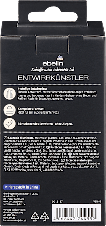 Haarbürste Entwirrkünstler ohne Griff ebelin PROFESSIONAL