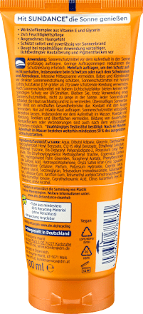 Sonnencreme LSF 50 SUNDANCE