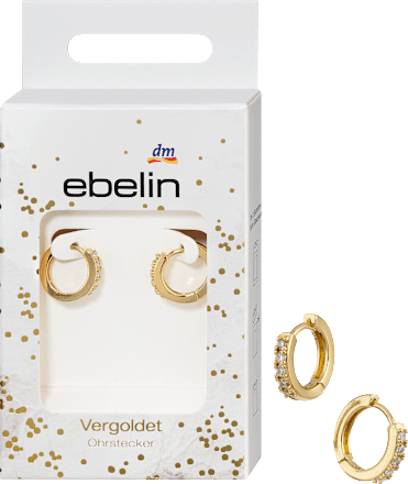 Creolen vergoldeter Modeschmuck ebelin