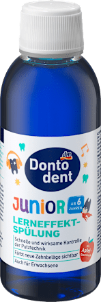 Детска вода за уста за оцветяване на плака Dontodent