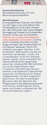 Peroxidlösung Komfort Super für weiche Kontaktlinsen, mit Kontaktlinsenbehälter   VISIOMAX