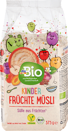 Muesli bio con frutta per bambini dmBio
