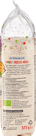 Müsli bio con frutta per bambini dmBio