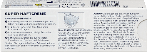 Haftcreme Super extra starker Halt Dontodent