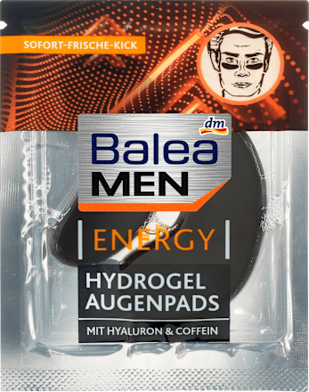 Hydrogélové vankúšiky pod oči Energy Balea MEN