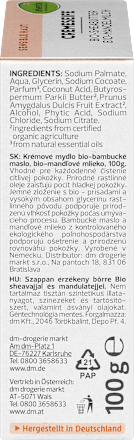 Seifenstück Cremeseife Sheabutter, Mandelmilch alverde NATURKOSMETIK
