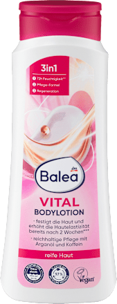 Telové mlieko na zrelú pokožku Vital Balea