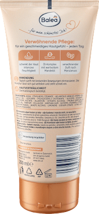 Bodylotion Creme-Öl Mandelöl & Marulanuss-Duft  Balea