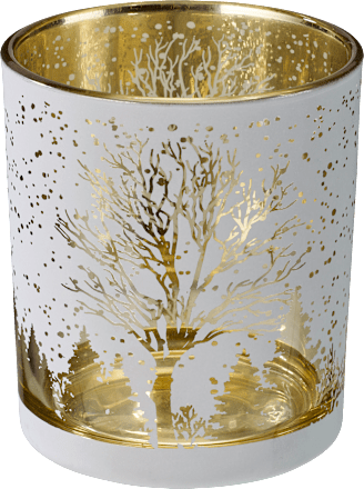 Kerzenhalter aus Glas, Winterlandschaft Dekorieren & Einrichten