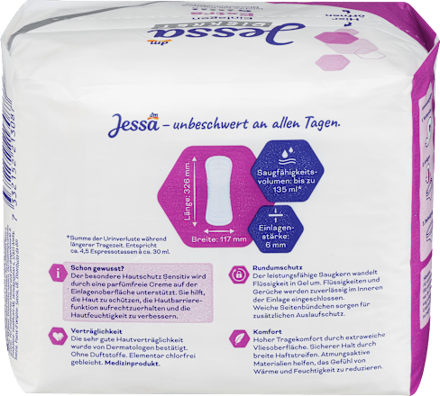 Wkładki na lekkie nietrzymanie moczu EXTRA Jessa DISKRET