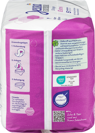 Hygienické inkontinenčné vložky Extra Jessa DISKRET