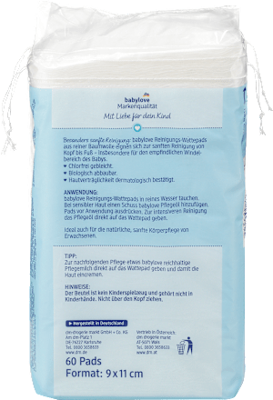 Reinigungs-Wattepads babylove