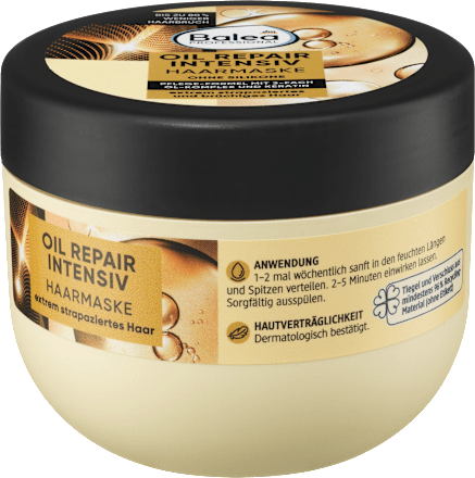 Balea Professional Oil Repair Intensive maska na poškodené vlasy Balea PROFESSIONAL