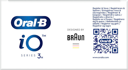 Elektrische Zahnbürste iO Series 3 ice blue Oral-B