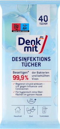 Dezinfekčné vlhčené utierky Denkmit