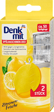 Ароматизатор за съдомиялна с лимон Denkmit