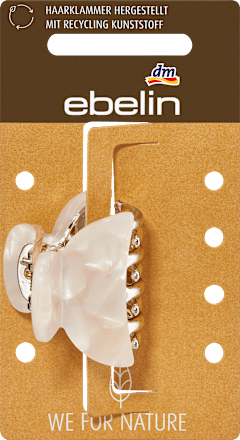 Haarklammer recycelter Kunststoff ebelin