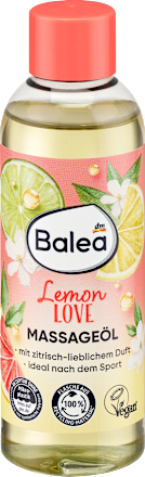 masážní olej Lemon Love Balea