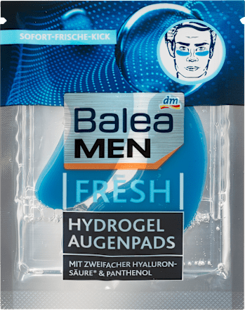 Fresh Hydrogel jastučići za područje oko očiju Balea MEN