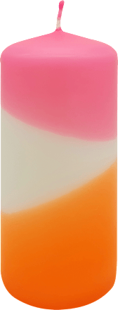 Stumpenkerze gedippt Neon  Profissimo