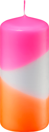 Stumpenkerze gedippt Neon  Profissimo