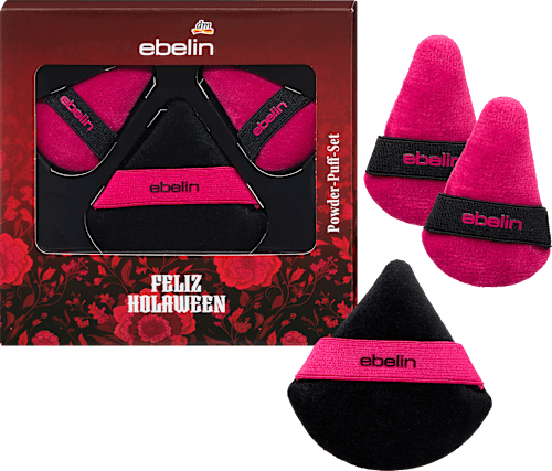 Set blazinic za puder Feliz Holaween, 3-delni ebelin