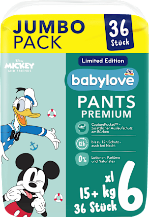 Baby Pants Premium Gr. 6 XL (18-30 kg) Jumbopack babylove