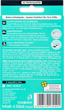 Zaštitni jastučići za obuću Balea