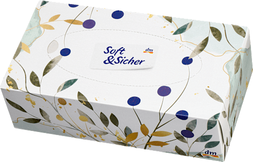 Taschentücher Box Design Soft&Sicher