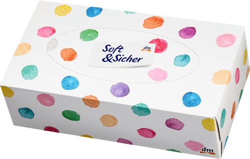 Taschentücher Box Design Soft&Sicher