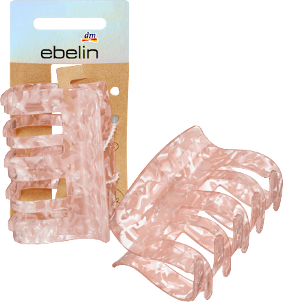 Haarklammer rosa ebelin