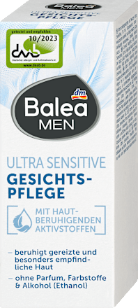 Pleťový krém na citlivú pokožku Ultra Sensitive Balea MEN