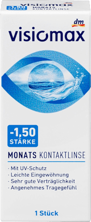 Monatslinse Dioptrie -1,50 VISIOMAX