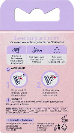 Nadomestne britvice Fairytale s 3 rezili Balea