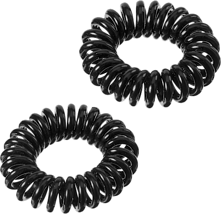 Haargummis Spirale klein schwarz ebelin