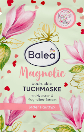 Magnolie maska za lice u maramici Balea