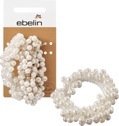 Haargummis mit Perlen ebelin