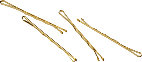 Haarschieber midi Gold-Optik ebelin