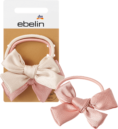 Haargummis mit Schleife ebelin