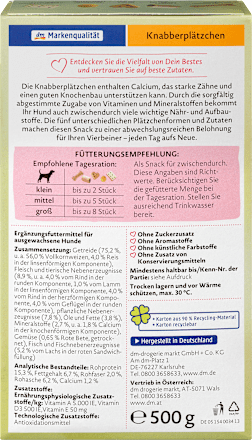 Snack per cane con calcio e vitamine DEIN BESTES
