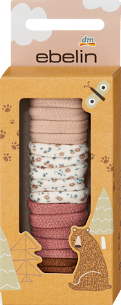 Haargummis in Box mehrfarbig ebelin