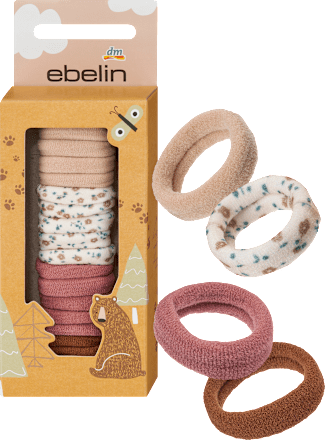 Haargummis in Box mehrfarbig ebelin