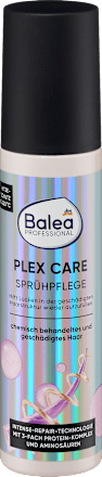 Hajápoló spray Plex Care, kémiailag kezelt és sérült hajra Balea PROFESSIONAL