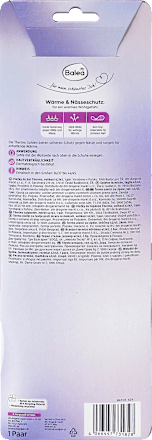 Vložky do topánok Thermo, veľkosť 42-43 (1 pár) Balea