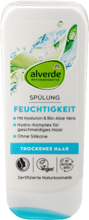 Vlažilni balzam za lase s hialuronsko kislino in bio aloe vero alverde NATURKOSMETIK