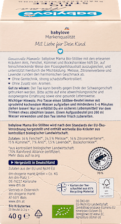 Herbatka dla kobiet karmiących, bio babylove Mama