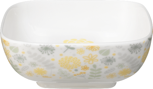Keramikschälchen Blumen & Zweige gelb-grün BOLTZE