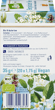 Kräuter-Tee, Bergkräuter (20 x 1,75 g) dmBio