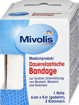 Trajno elastični zavoj, više vrsta Mivolis
