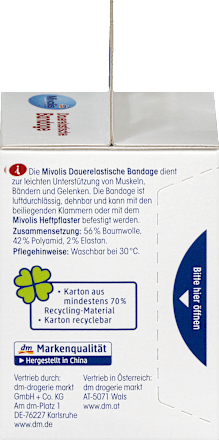 Trajno elastični zavoj, više vrsta Mivolis